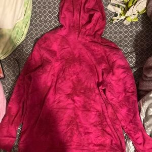 pink tie die throw over, size xxl, brand wonder nation.